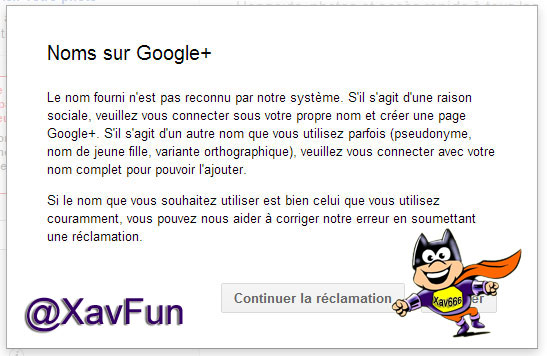 Nom Google Plus