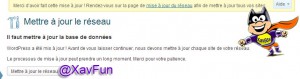 mise à jour wordpress mu