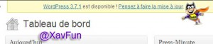 mise a jour wordpress 3.7.1-1