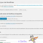 mise à jour wordpress 5