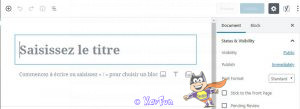 wordpress 5 et les blocs