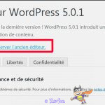 ancien éditeur wordpress