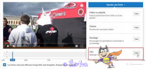 ajouter des fiches sur youtube