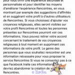 paramètres de données facebook