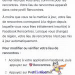 localisation de la rencontre facebook